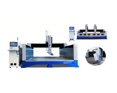 Four Aixs Rocking Stone Carving Machine