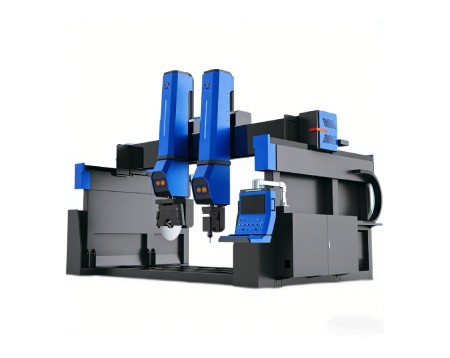 Dual Five-Axis CNC Machine in Action – Sawing & Carving a Mini Bathtub