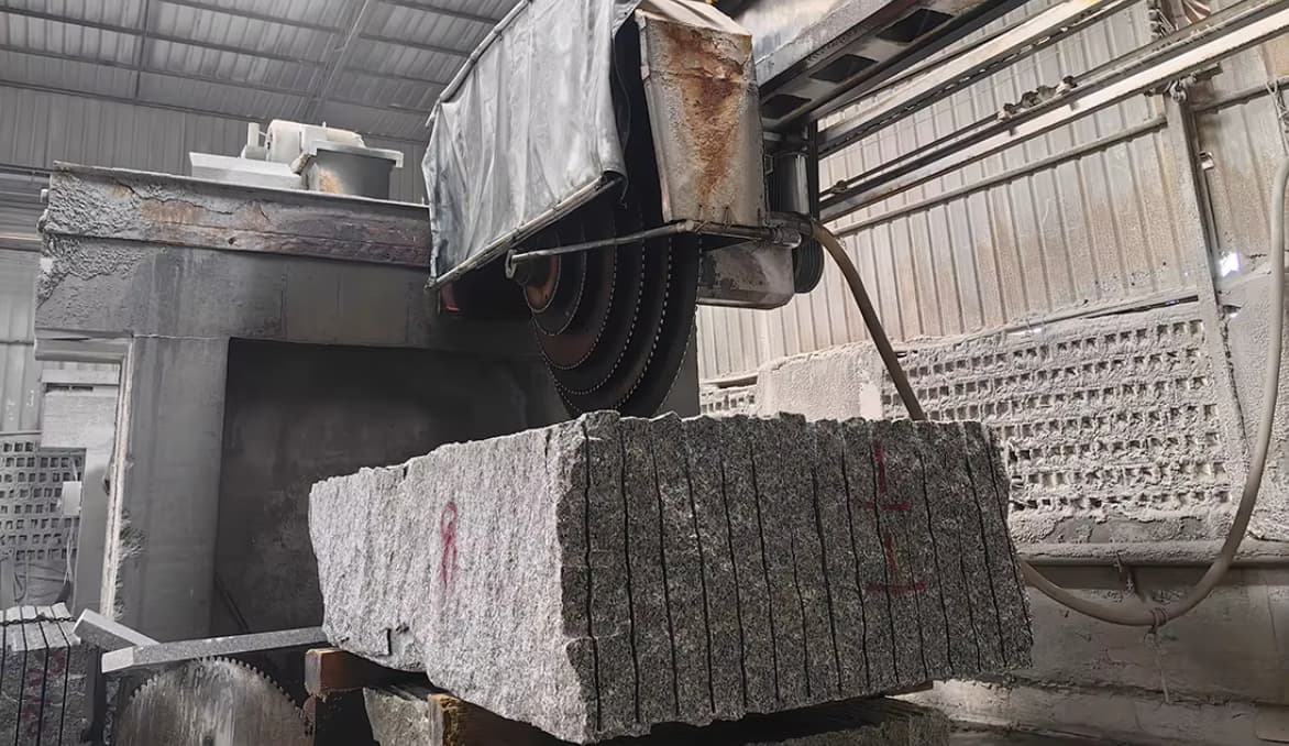 Multi-Blade Stone Block Cutting Machine