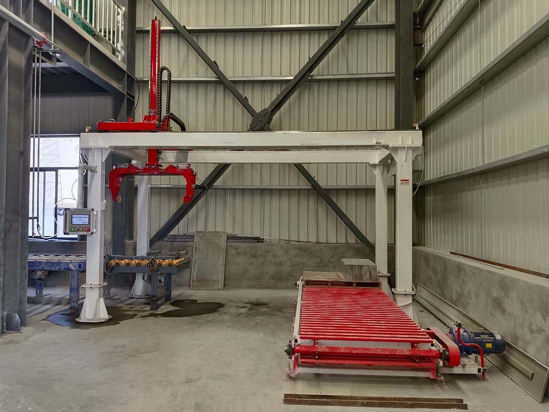 Automatic Curb Stone Unloading Machine