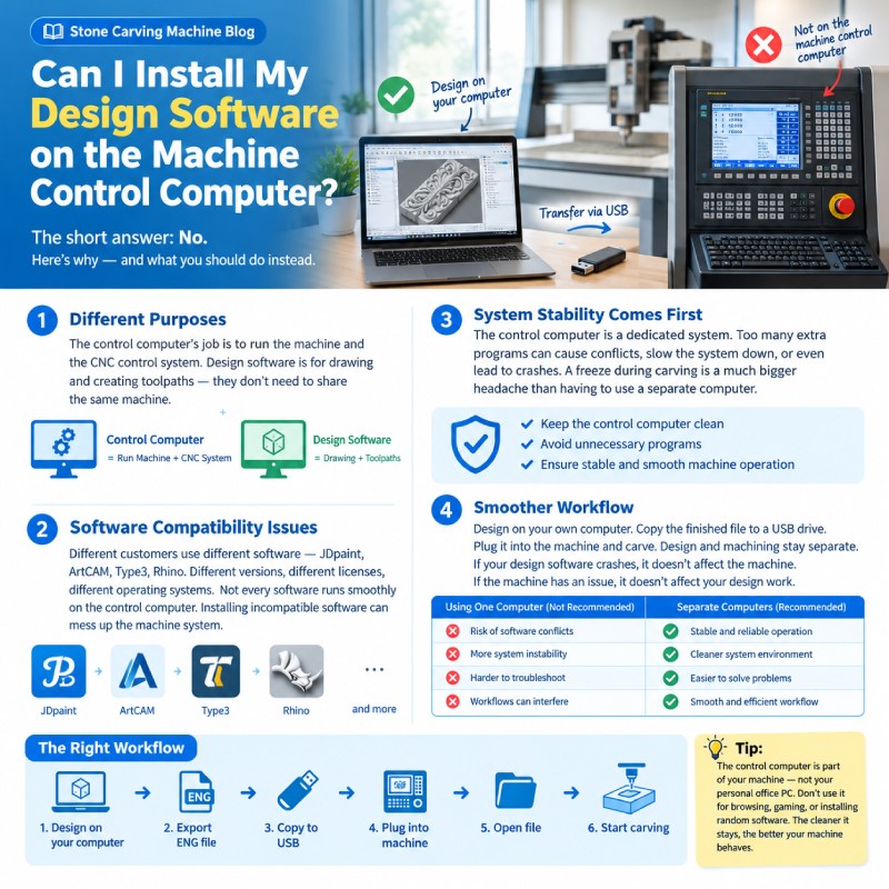 Can You Install Design Software on a CNC Machine Control Computer?